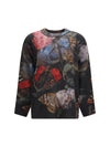 oversized cashmere crewneck sweater
