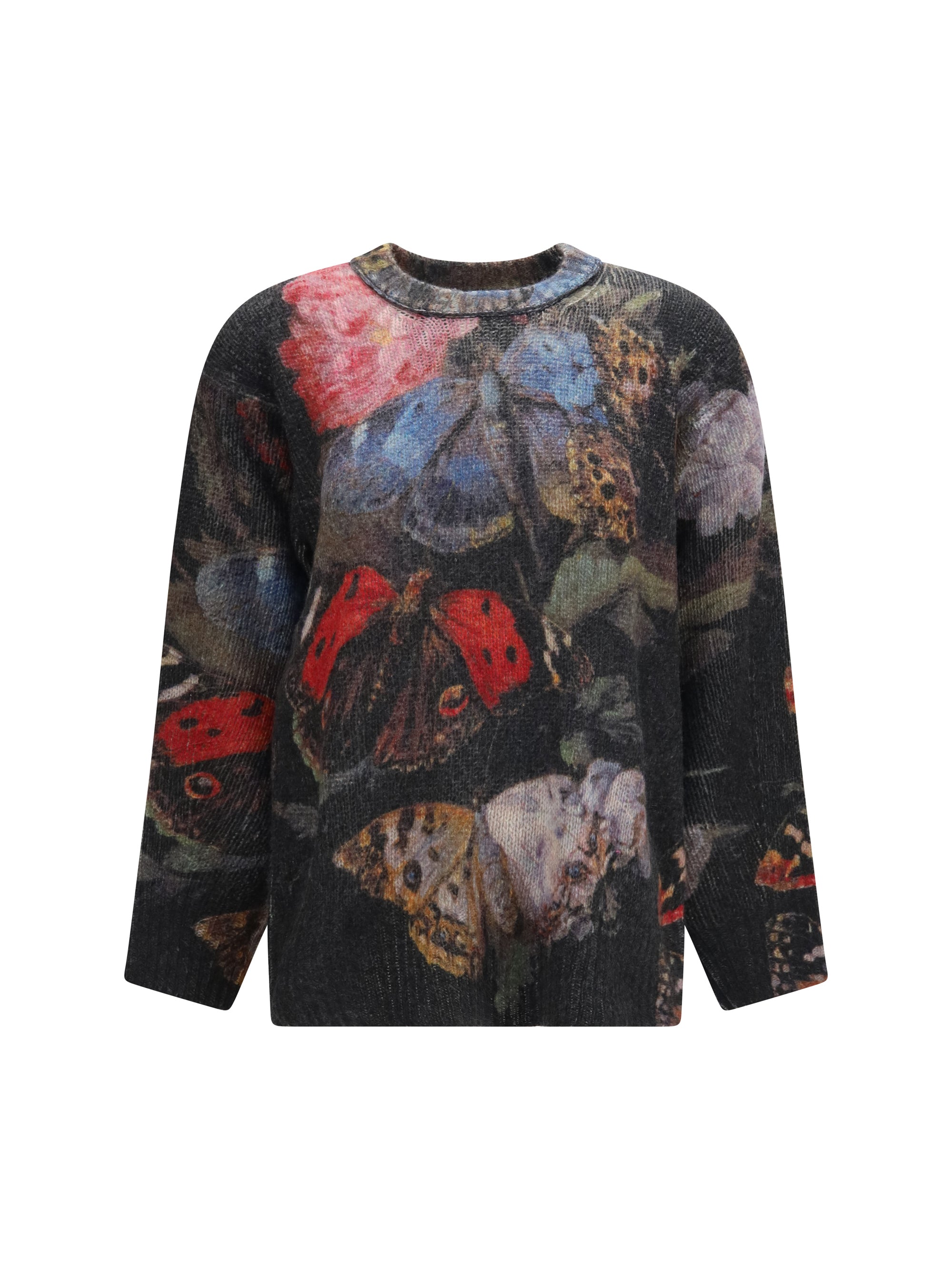 oversized cashmere crewneck sweater