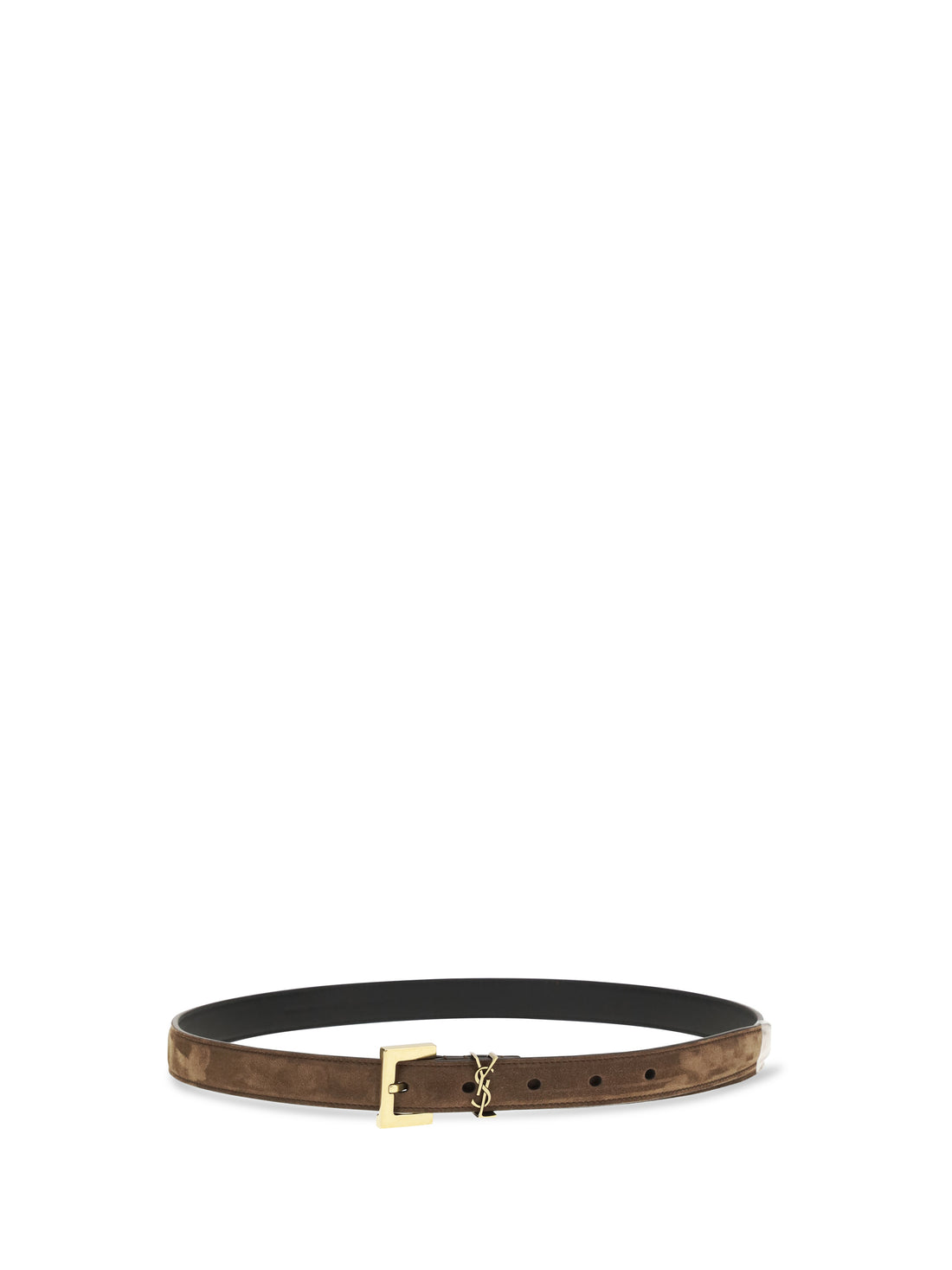 SAINT LAURENT 75 cassandre slim belt