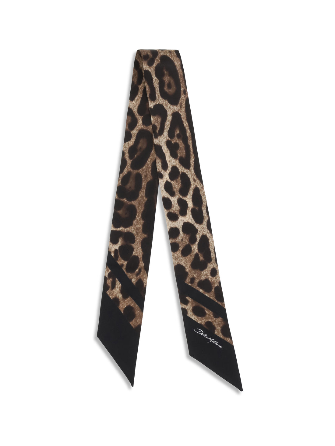 DOLCE &amp; GABBANA OS silk bandeau scarf 