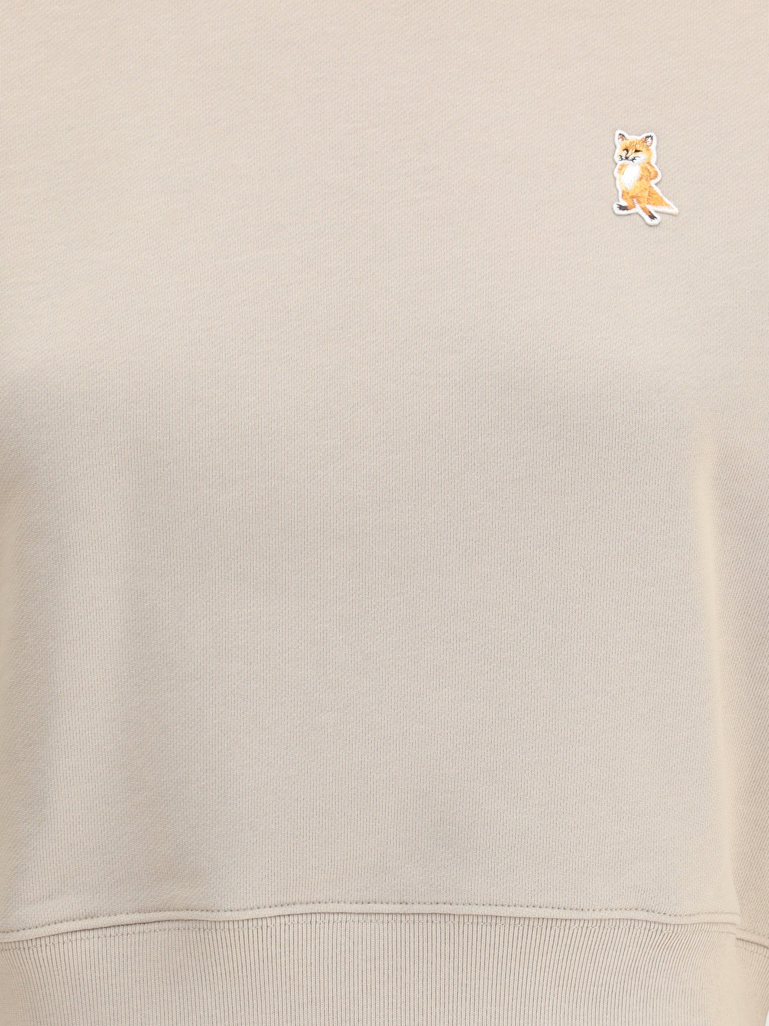 MAISON KITSUNÉ L lady fox crop sweatshirt