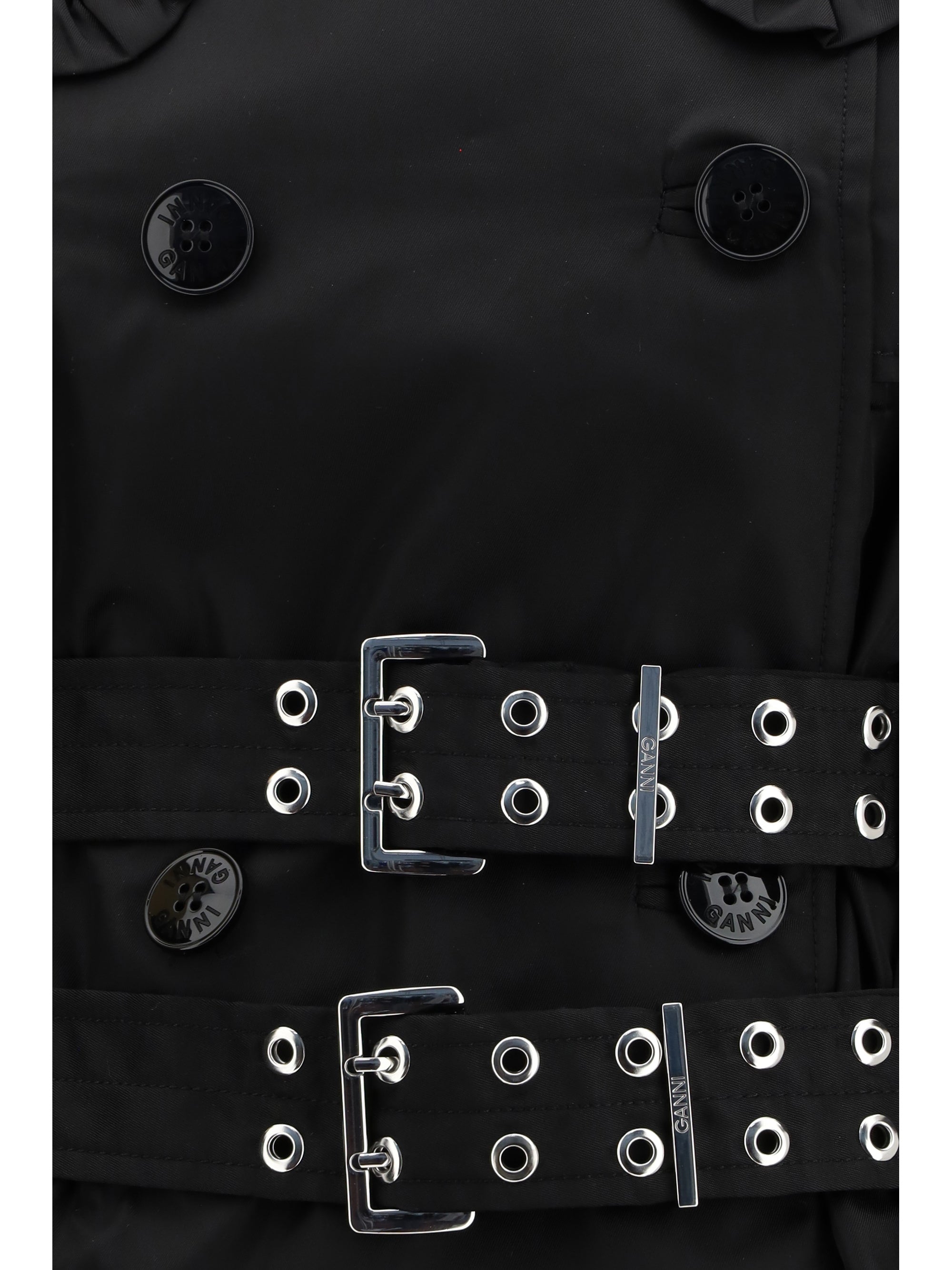 belted double-breasted coat