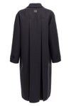 single-breasted double wool coat