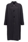 single-breasted double wool coat