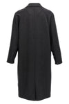 single-breasted cashmere coat