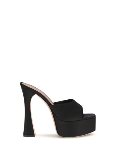 dalida satin sandals