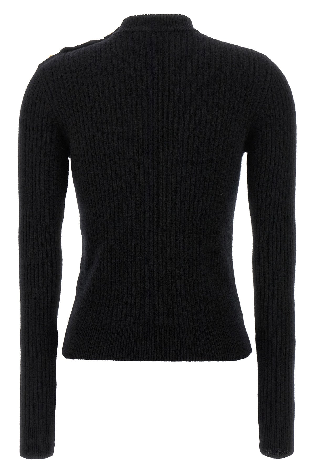 ribbed cashmere and virgin wool sweater