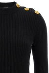ribbed cashmere and virgin wool sweater