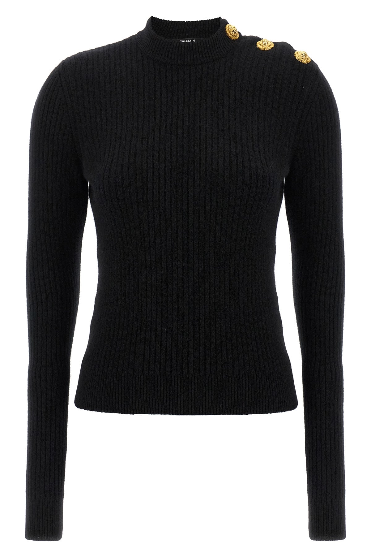ribbed cashmere and virgin wool sweater
