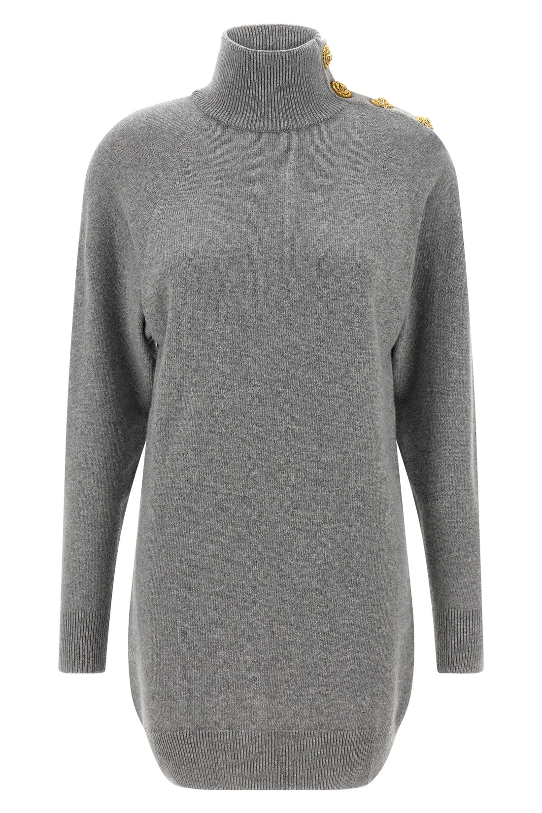 BALMAIN 40 wool and cashmere mini dress