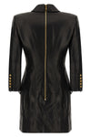 leather mini dress