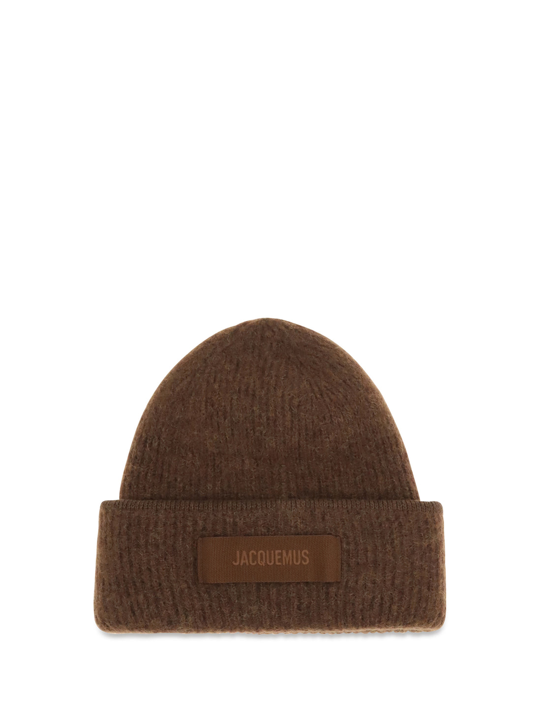 JACQUEMUS OS gros grain ribbed beanie 