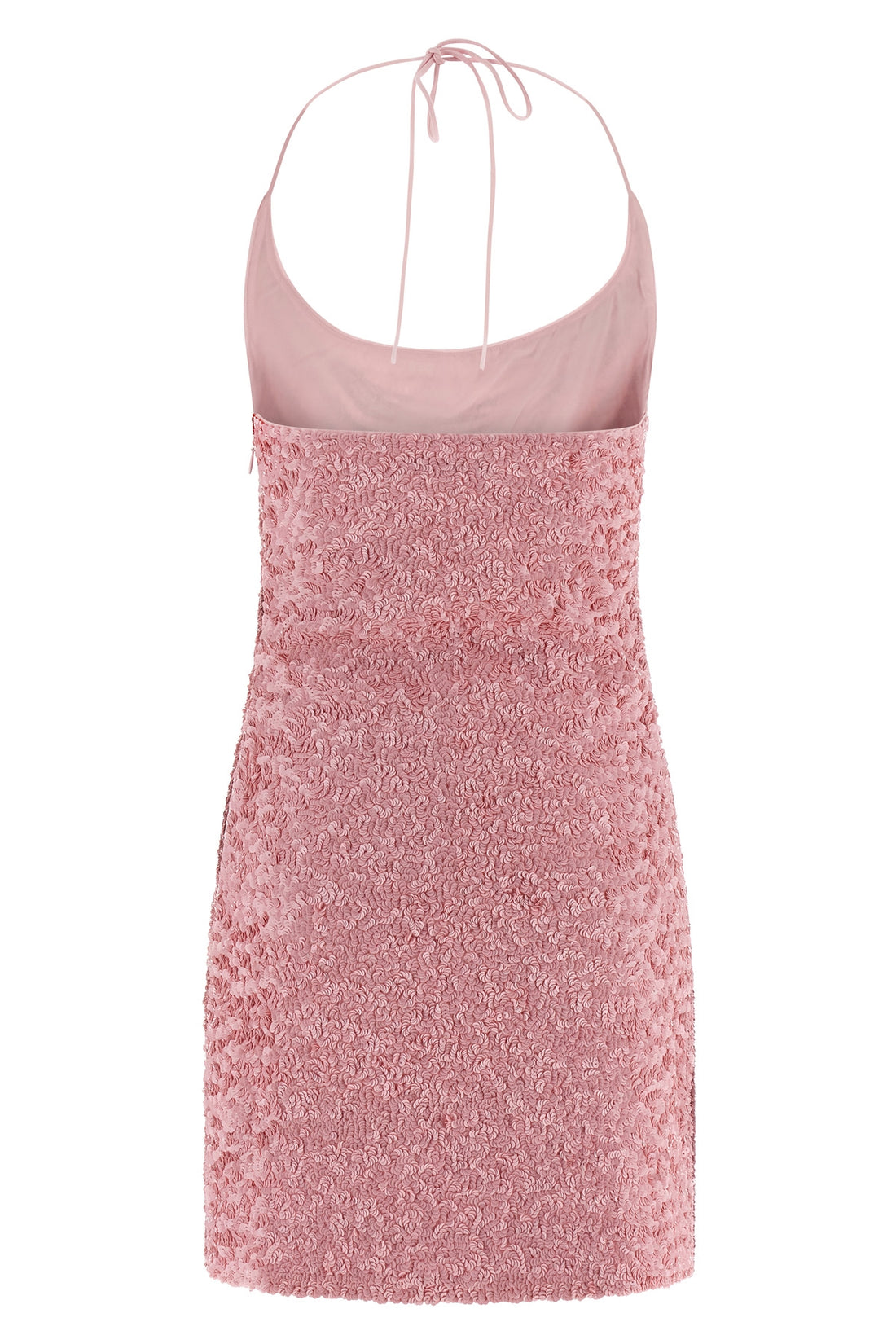 BALMAIN 34 silk mini dress covered