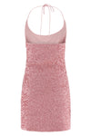 silk mini dress covered