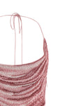 silk mini dress covered