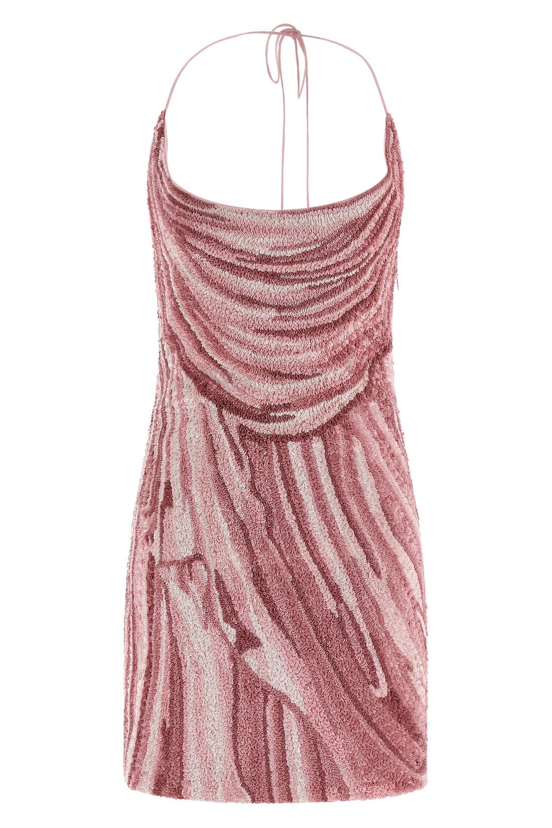 BALMAIN 34 silk mini dress covered