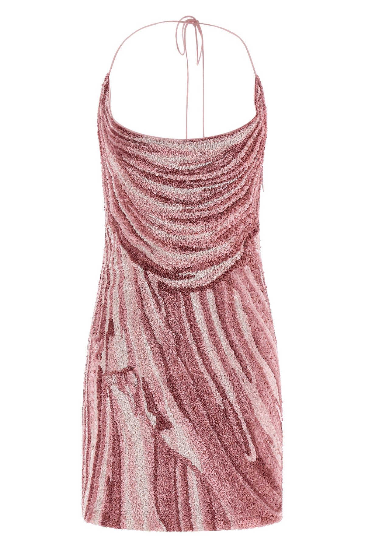 silk mini dress covered