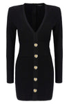 bodycon stretch knit dress