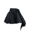 taffeta skirt with side bow