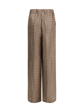 MAX MARA 40 printed silk vischio pants 