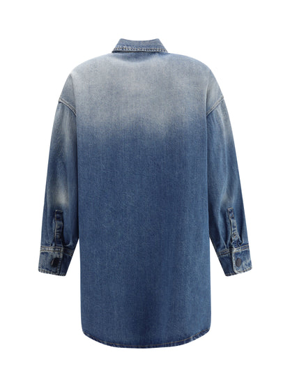 PRADA 40 denim shirt jacket