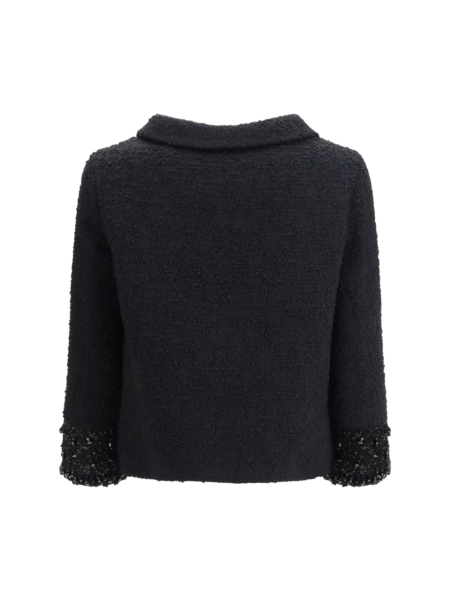 VALENTINO 42 tweed virgin wool jacket