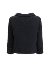 VALENTINO 42 tweed virgin wool jacket