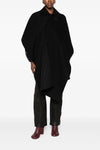 short double wool wool cape