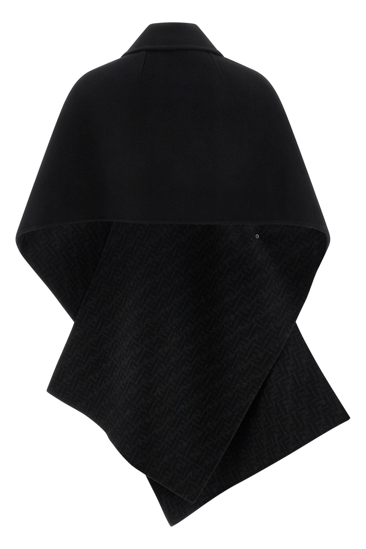 short double wool wool cape