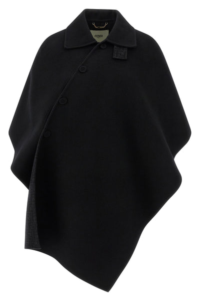 short double wool wool cape