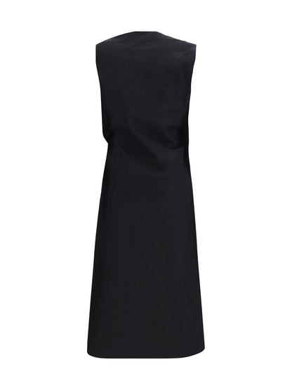 JACQUEMUS 36 drapped midi dress