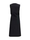 drapped midi dress