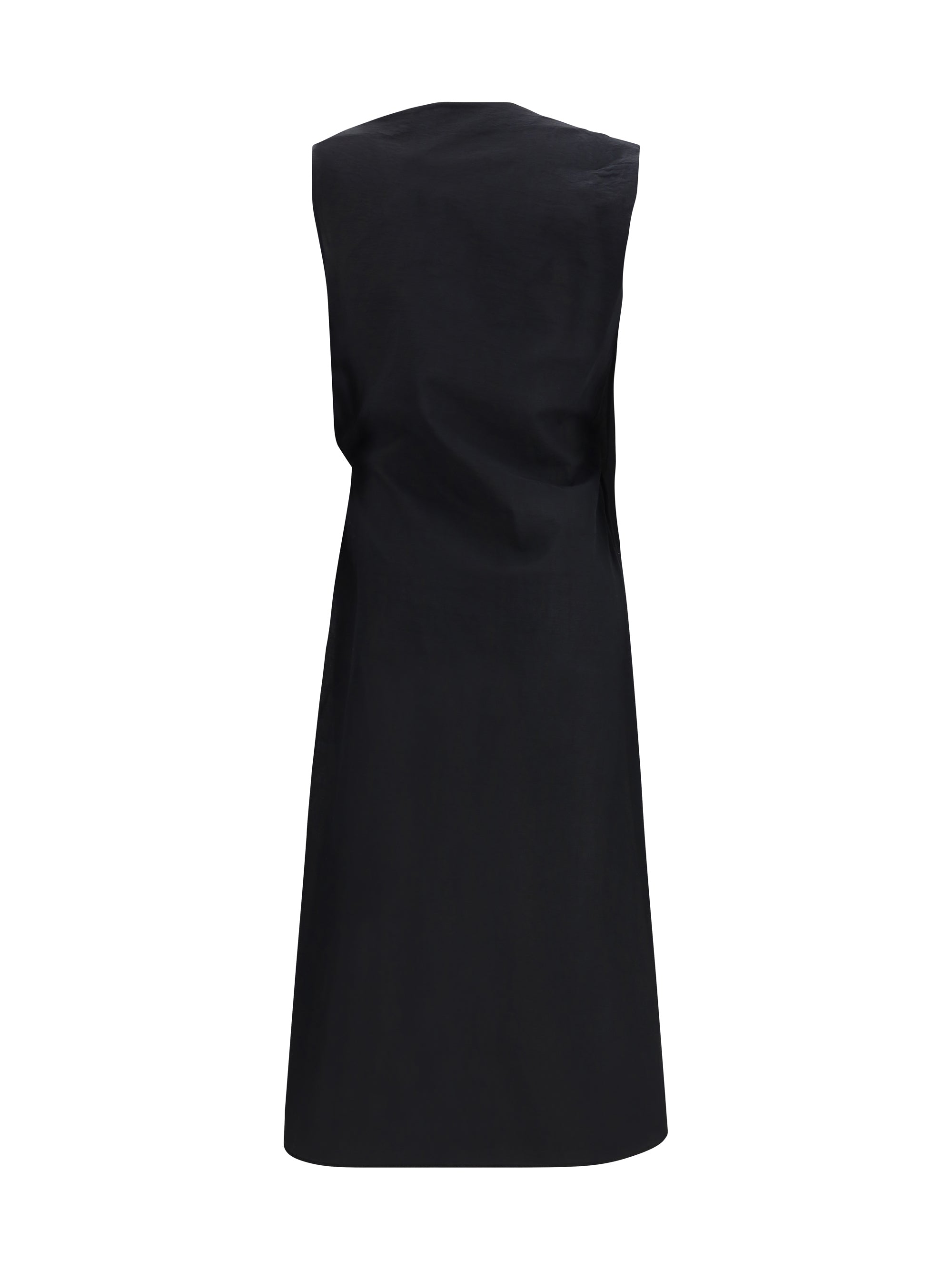 drapped midi dress