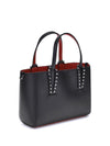 leather tote bag with spikes