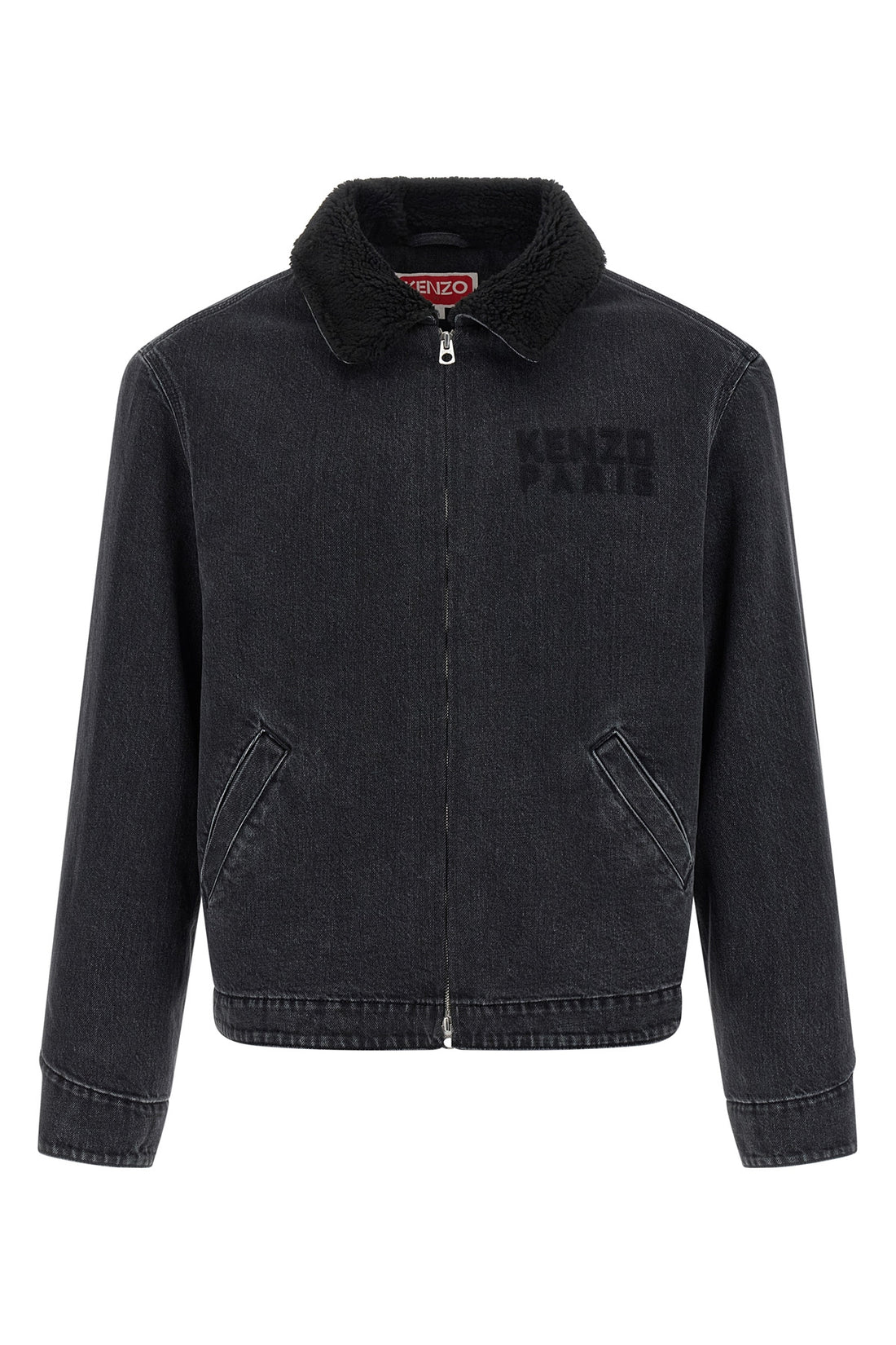 KENZO XL japanese stone bleach wash denim jacket