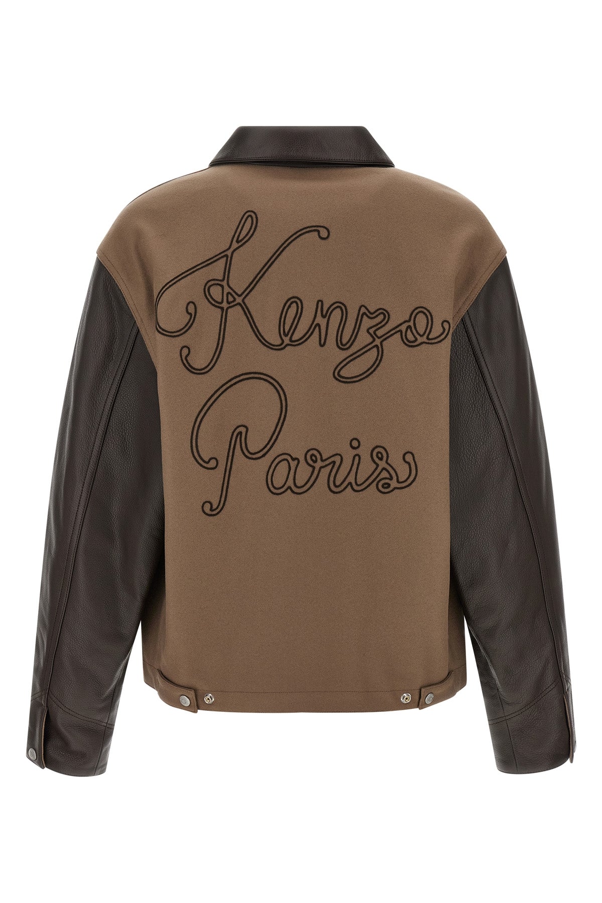 tone-on-tone wool jacket