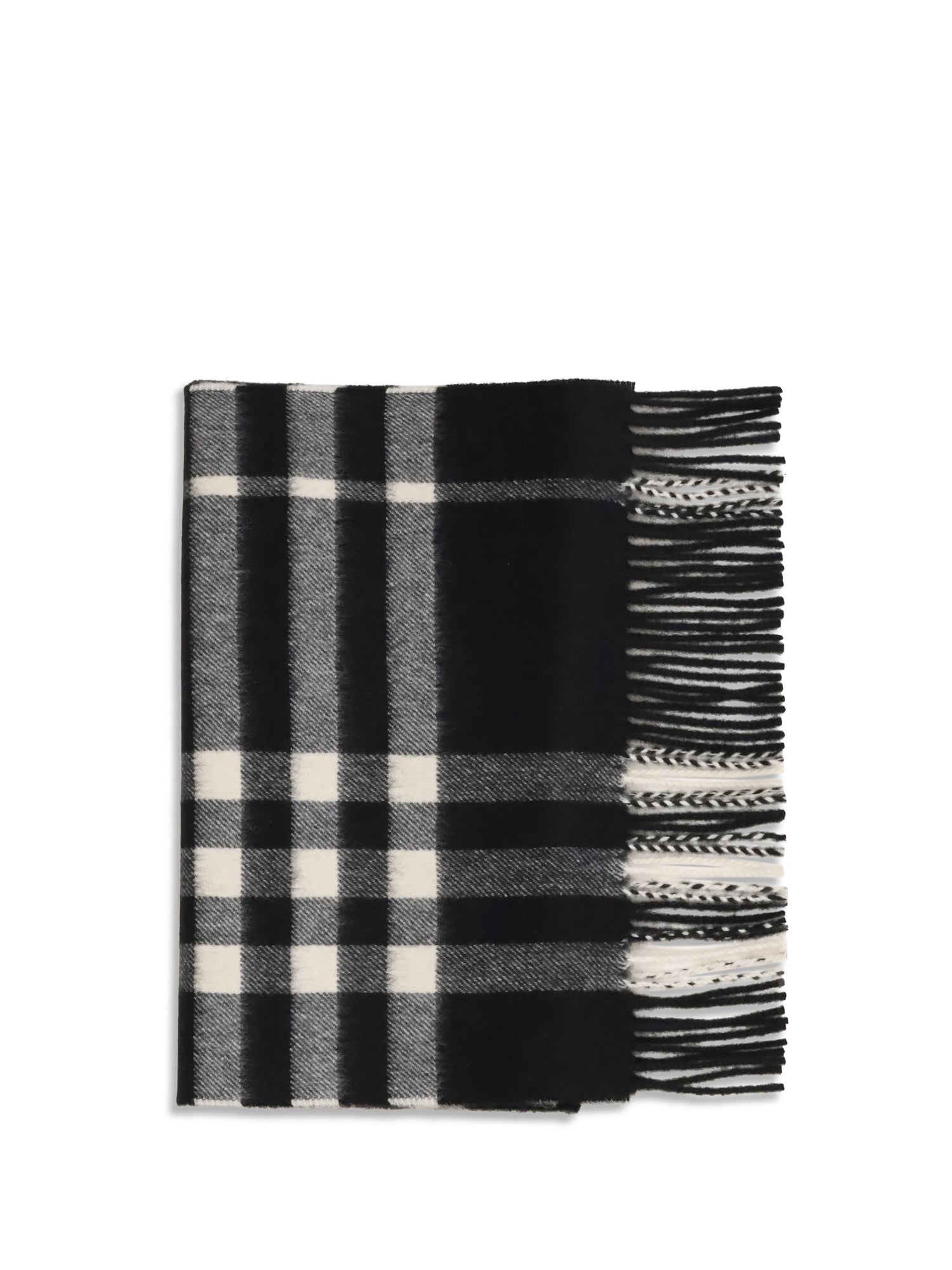 BURBERRY OS embroidered cashmere scarf 