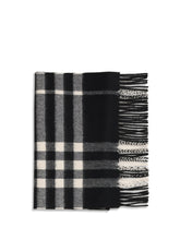 BURBERRY OS embroidered cashmere scarf 