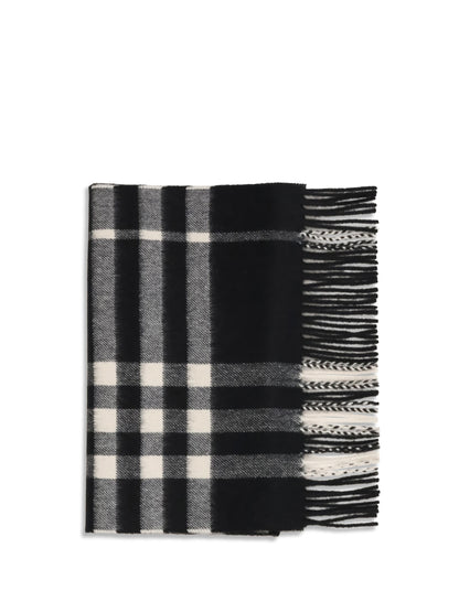 BURBERRY OS embroidered cashmere scarf 