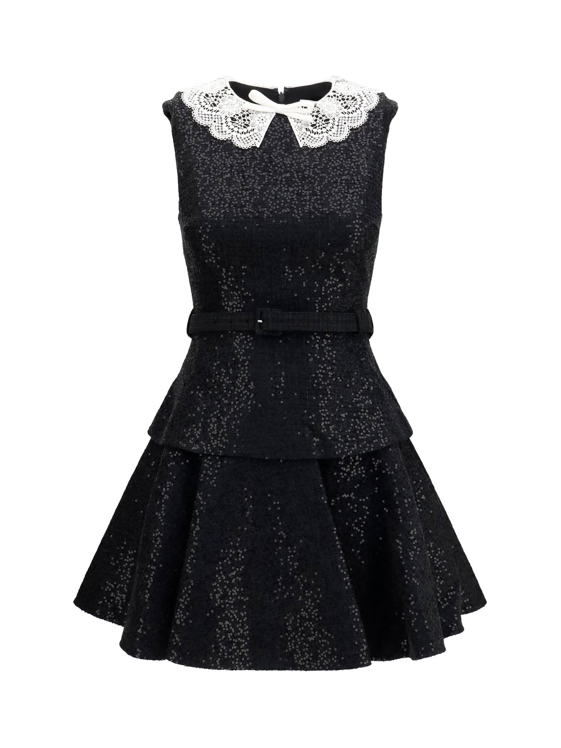 SELF-PORTRAIT 6 sequin bouclé dress
