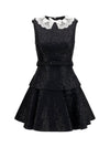 sequin bouclé dress