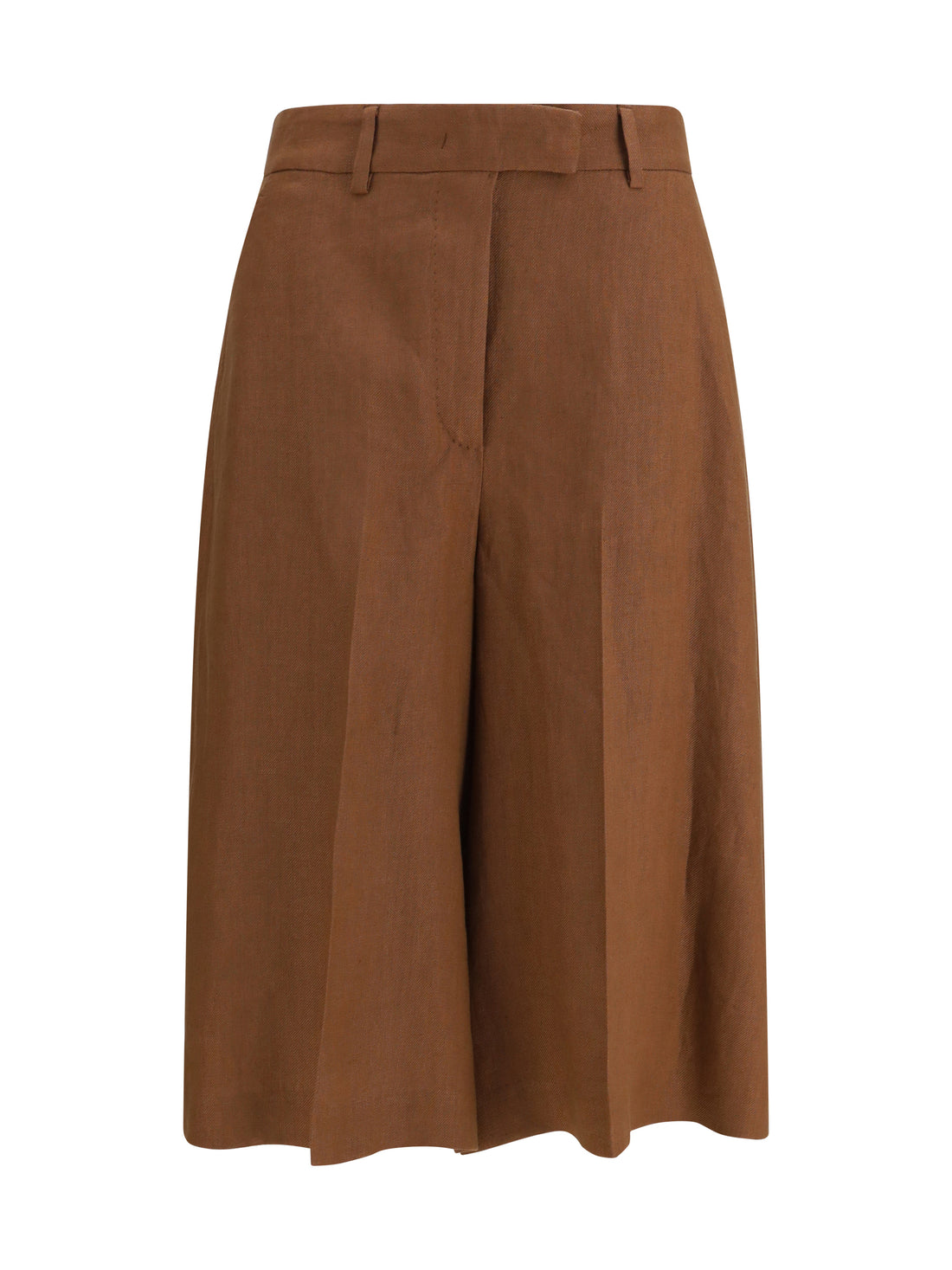 LARDINI 38 straight-leg bermuda shorts in twill with pleats