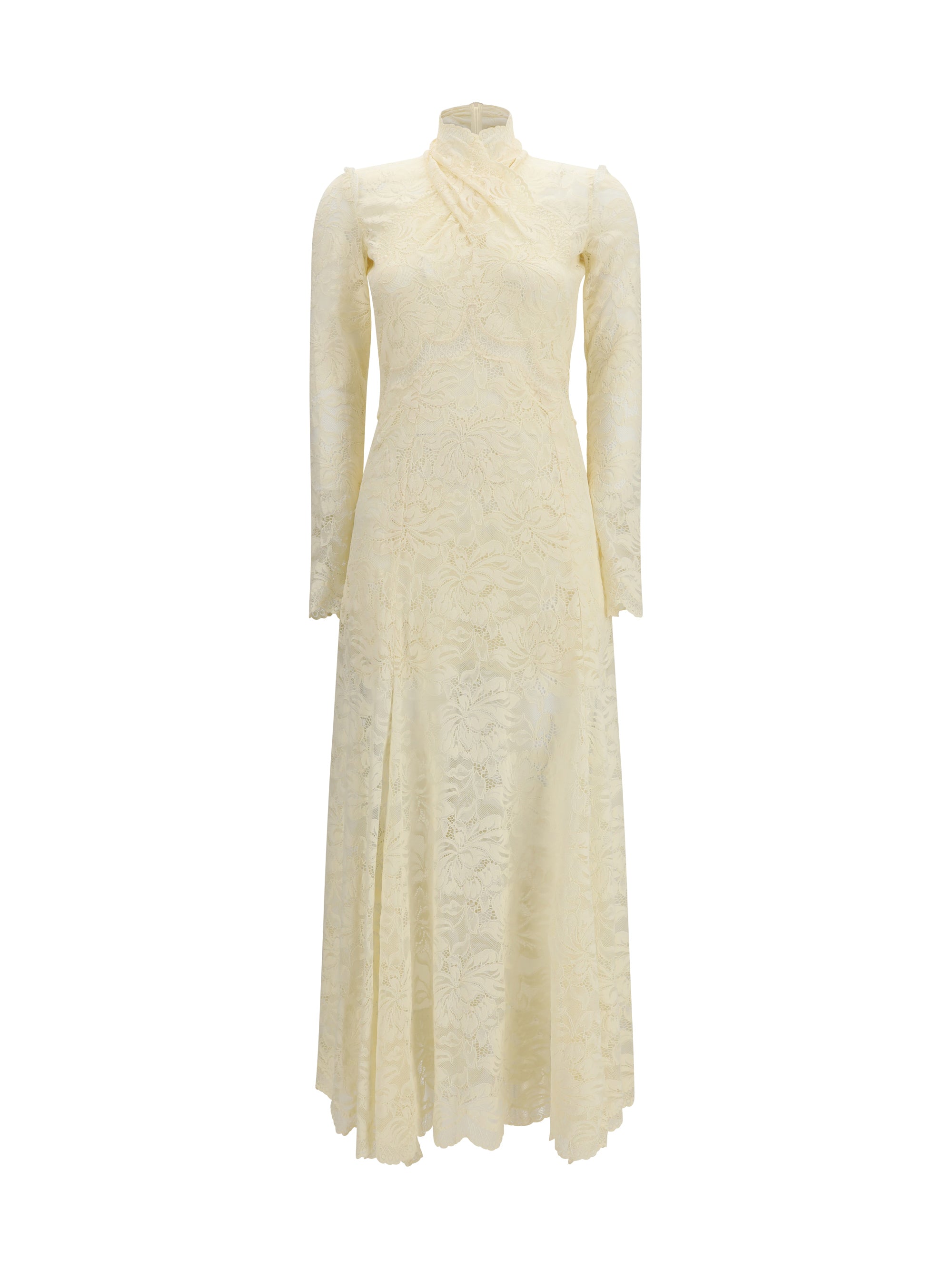 RABANNE 36 long lace dress 