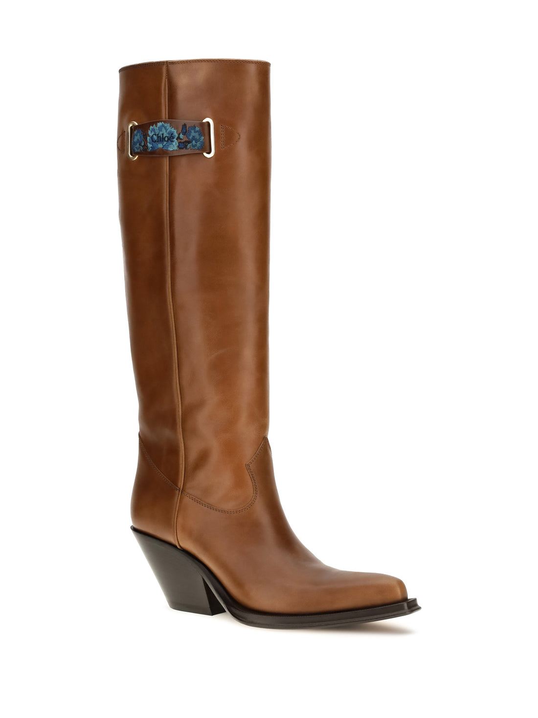 CHLOÉ 36 azelan over-the-knee leather boots