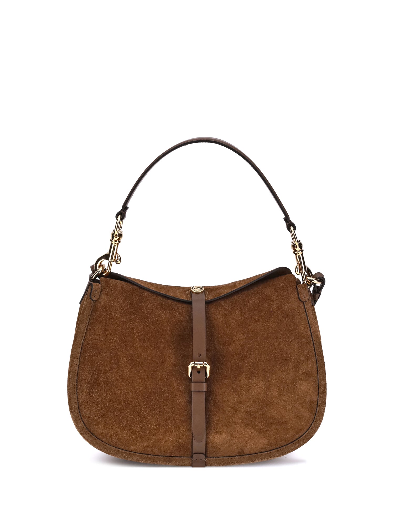 ETRO OS suede pony shoulder bag 