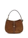 suede pony shoulder bag