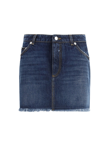 DOLCE &amp; GABBANA 40 denim miniskirt