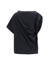 hebo oversized asymmetric top