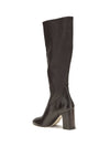 mulberry stretch leather boots