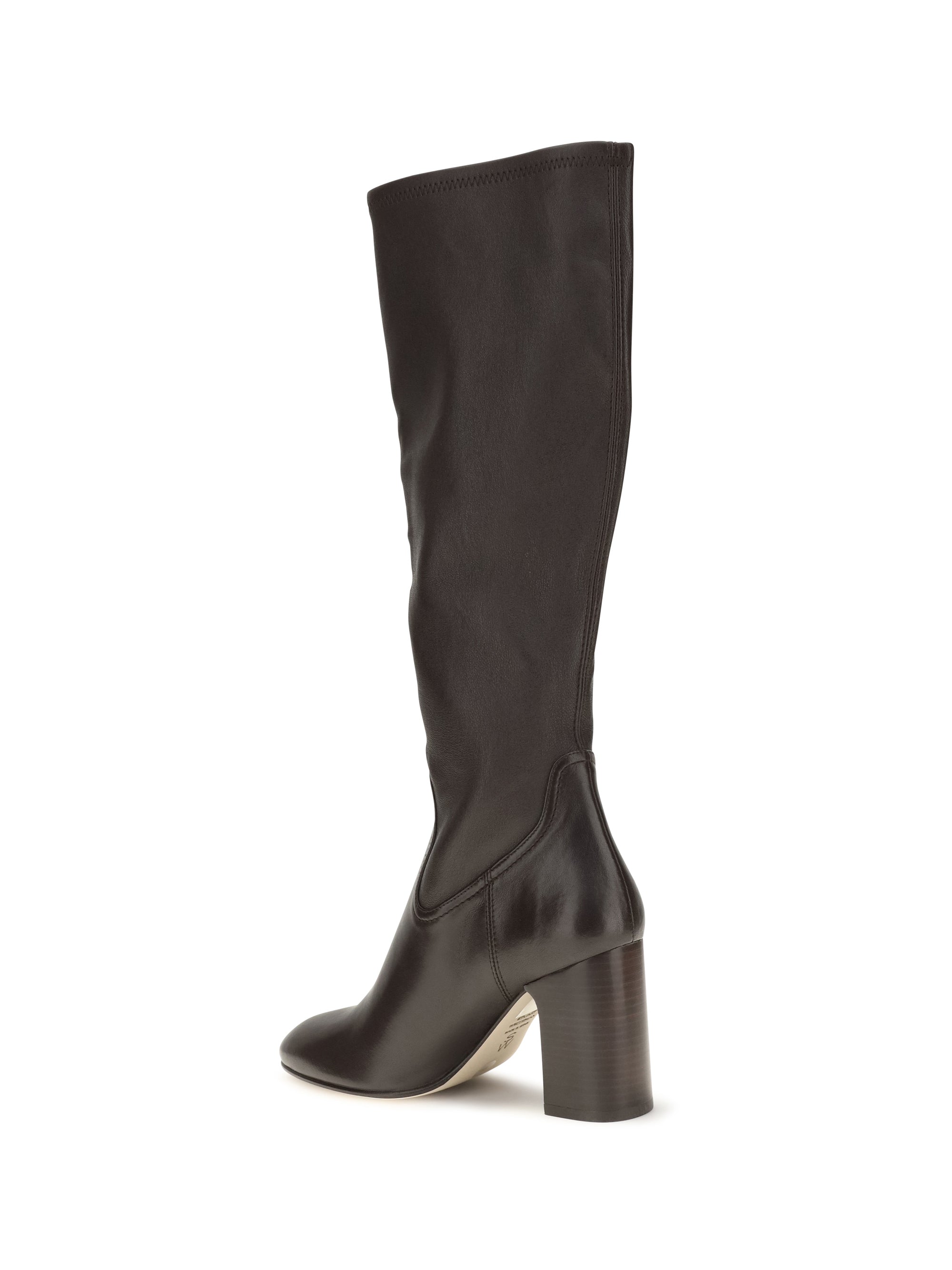 mulberry stretch leather boots